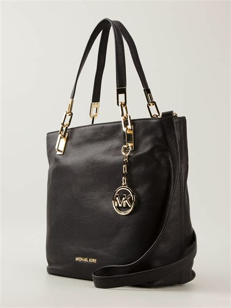 michael kors black yote with strap